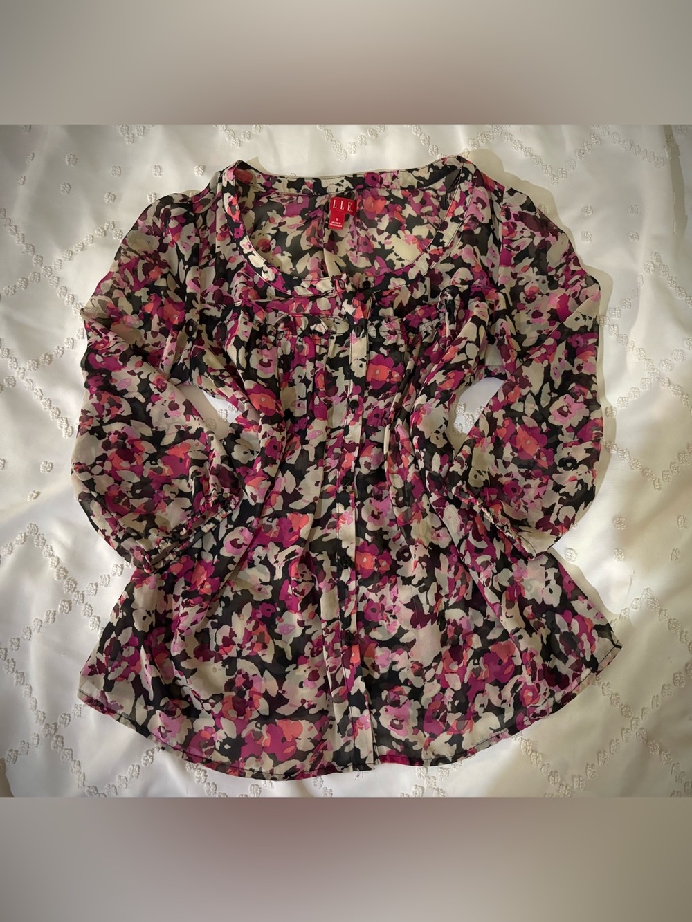 floral blouse